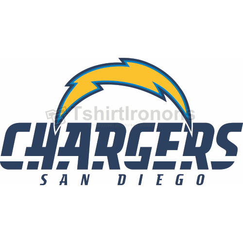 San Diego Chargers T-shirts Iron On Transfers N726